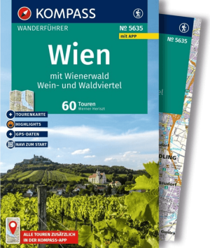 Wandelgids 2-in-1 Wien mit Wienrewald - Kompass