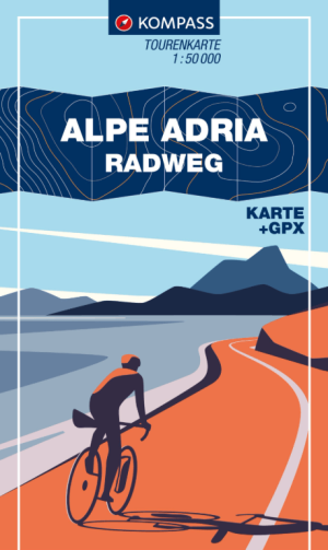 Fietskaart 7059 Alpe-Adria-Radweg Ostenreich - Kompass