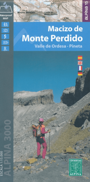 Wandelkaart Macizo de Monte Perdido & Valle de Ordesa - Alpina