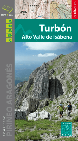 Wandelkaart 17 Alpina 25 Turbon - Alto Valle de Isabena - Alpina