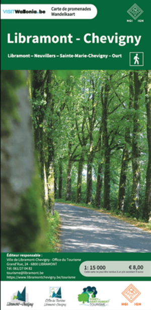 Wandelkaart Libramont-Chevigny - NGI