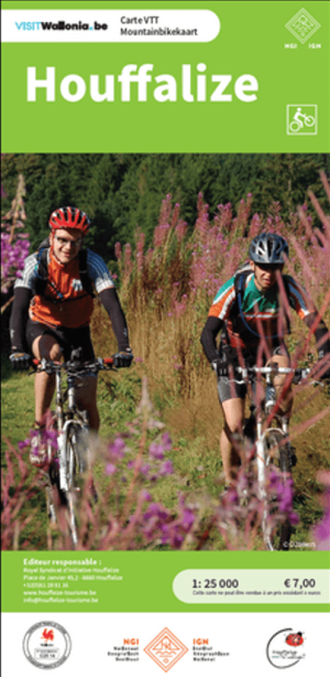 Fietskaart Houffalize mountainbike - NGI