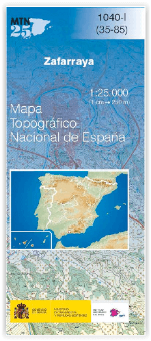 Wandelkaart 001040.1 Zafarraya, provincie Granada, Andalusië