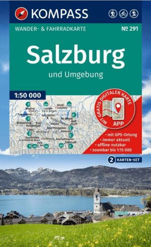 Wandelkaart 291 Salzburg & Umgebung 2-Set - Kompass