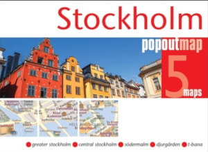 Stadskaart plattegrond Popout Map Stockholm - Hartwood Publishing