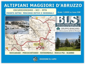 Wandelkaart 10 Altipiani Maggiori D'abruzzo - Edizione il Lupo