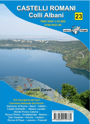 Wandelkaart 23 Carta Castelli Romanl & Colli Albani - Ed. Il Lupo