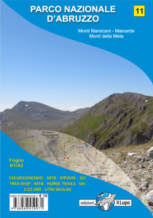 Wandelkaart 11 Parco Nazionale D'abruzzo - Edizione Il Lupo