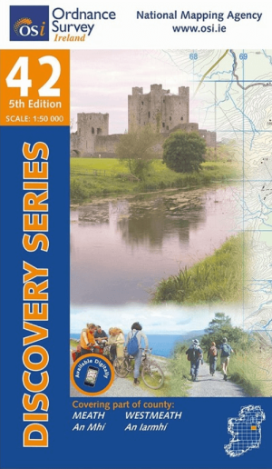 Wandelkaart 42 County Meath & Westmeath - Ordnance Survey Ireland
