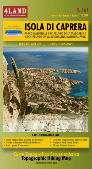 Wandelkaart 161 Isola di Caprera - 4Land