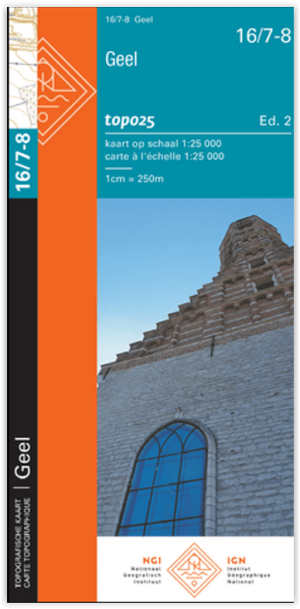 TOPO Wandelkaart 16/7-8 Geel - NGI