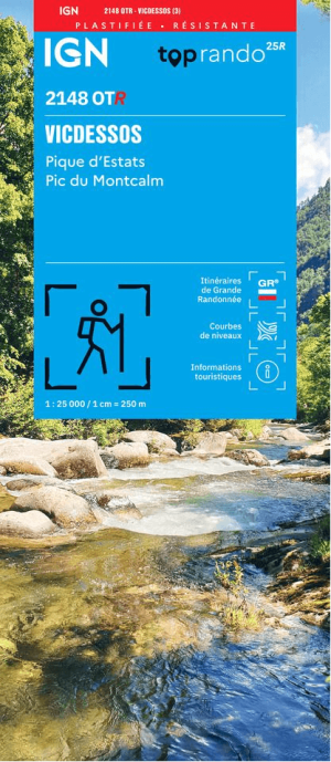 Wandelkaart 2148 OT(R) Vicdessos & Pique d'Estats - IGN