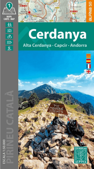 Wandelkaart 40 Cerdanya, Alta Cerdanya, Capcir & Andorra - Alpina