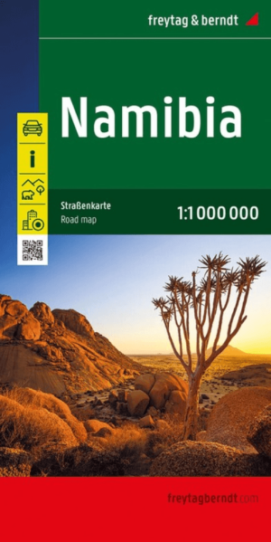 Landkaart Wegenkaart Namibië - Freytag & Berndt