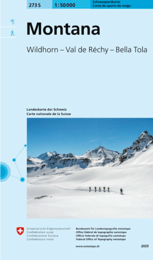 Skikaart 273 S Montana - Swisstopo