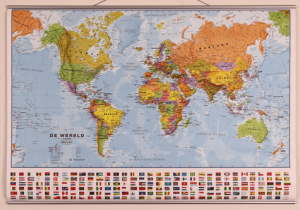 Plano Politieke Wereldwandkaart 1/40 - 101 x 72 - Lovell Johns