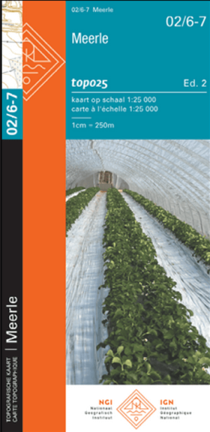TOPO Wandelkaart 02/6-7 Meerle Antwerpen - NGI