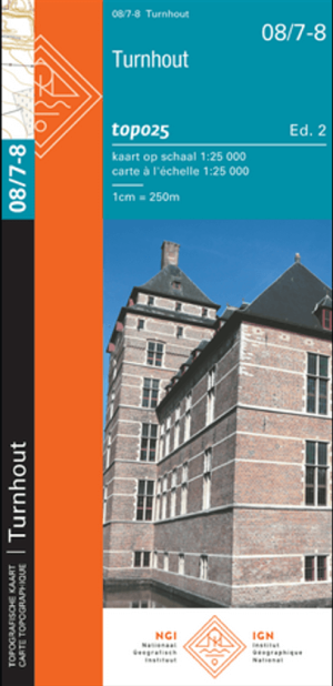 TOPO Wandelkaart 08/7-8 Turnhout Antwerpen - NGI