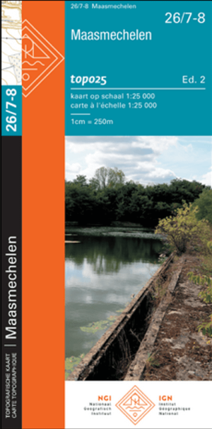 TOPO Wandelkaart 26/7-8 Maasmechelen Limburg - NGI