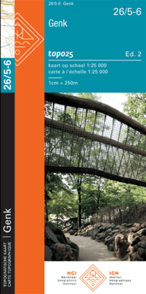 TOPO Wandelkaart 26/5-6 Genk Limburg - NGI