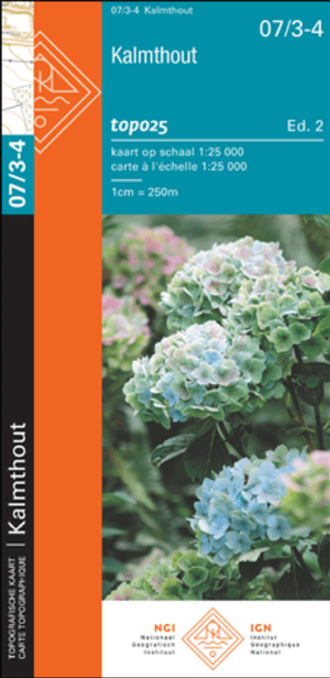 TOPO Wandelkaart 07/3-4 Kalmthout Antwerpen - NGI