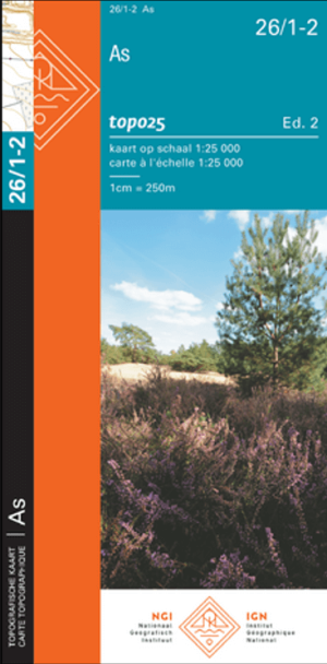 TOPO Wandelkaart 26/1-2 AS, Opglabeek Limburg - NGI
