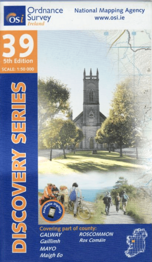 Wandelkaart 39 County Galway, Mayo & Roscommon - OSI
