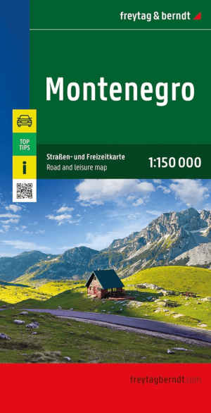 Landkaart Wegenkaart Montenegro - Freytag & Berndt