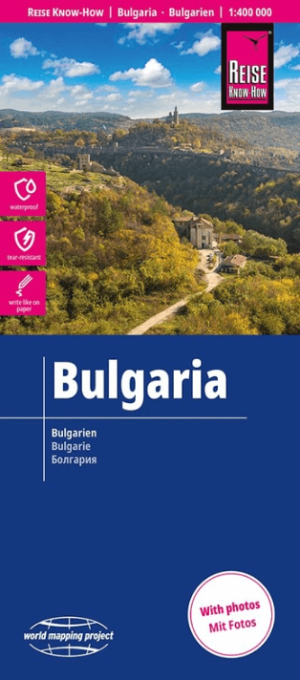 Landkaart Wegenkaart Bulgarije - Reise Know-How
