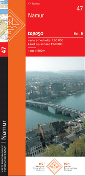 TOPO Wandelkaart 47 Namen Namur - NGI