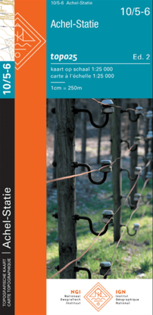 TOPO Wandelkaart 10/5-6 Achel Station - NGI