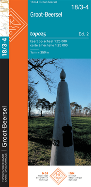 TOPO Wandelkaart 18/3-4 Groot-Beersel - NGI