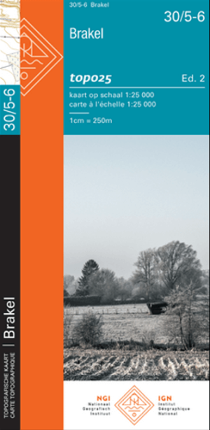 TOPO Wandelkaart 30/5-6 Brakel - NGI
