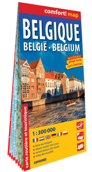 Landkaart Wegenkaart België - Expressmap