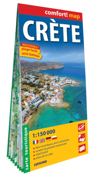 Landkaart Wegenkaart Kreta (Franstalig) - Expressmap