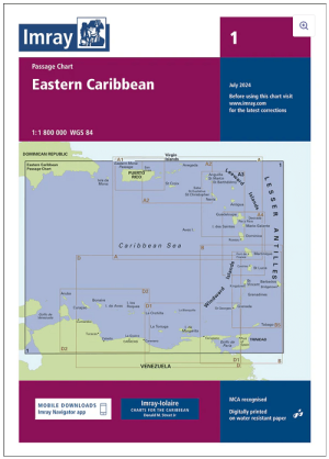 Passage kaart A001 Caribisch gebied Oost - Imray (F&B)