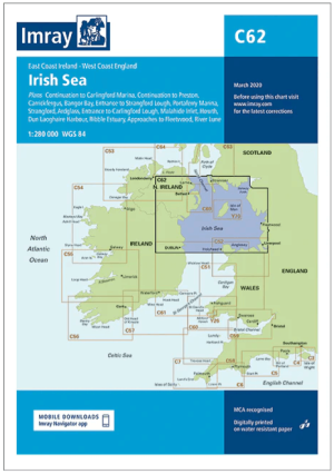 Passage kaart C062 Irish Sea - Imray (F&B)