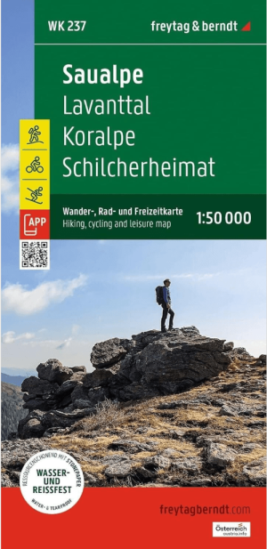 Wandelkaart Karinthië Oostenrijk - Freytag & Berndt