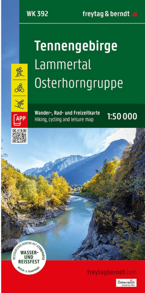 Wandelkaart 392 Tennengebirge, Lammertal & Osterhorngruppe - F&B