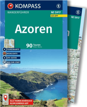 Wandelgids Azoren, 90 Touren mit Extra-Tourenkarte