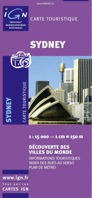 Landkaart Wegenkaart 85314 Sydney Australia - IGN