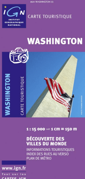 Landkaart Wegenkaart 85311 Washington DC USA - IGN