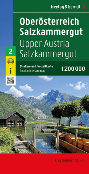 Landkaart Wagenkaart 02 Oberösterreich Salzkammergut - F&B