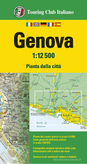 Stadskaart Plattegrond Genua & omgeving - TCI