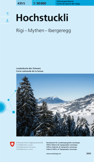 Skikaart 435 S Hochstuckli Schwyz Ski - Swisstopo