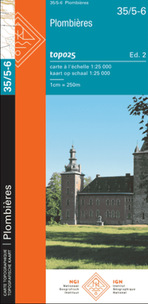 TOPO Wandelkaart 35/5-6 Plombières - NGI