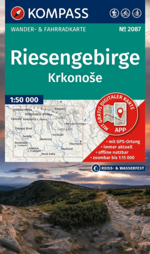 Wandelkaart 2087 Riesengebirge & Krkonose - Kompass karten
