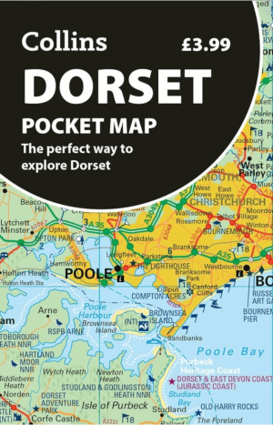 Landkaart Wegenkaart Pocket map Dorset - Harper-Collins