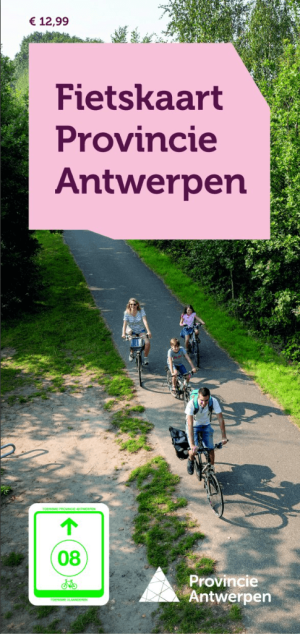 Fietskaart Fietsnetwerkkaart  provincie Antwerpen - Toerisme Antw