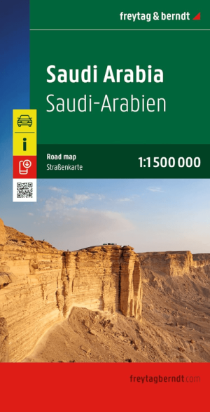 Landkaart Wegenkaart Saudi-Arabië - Freytag & Berndt